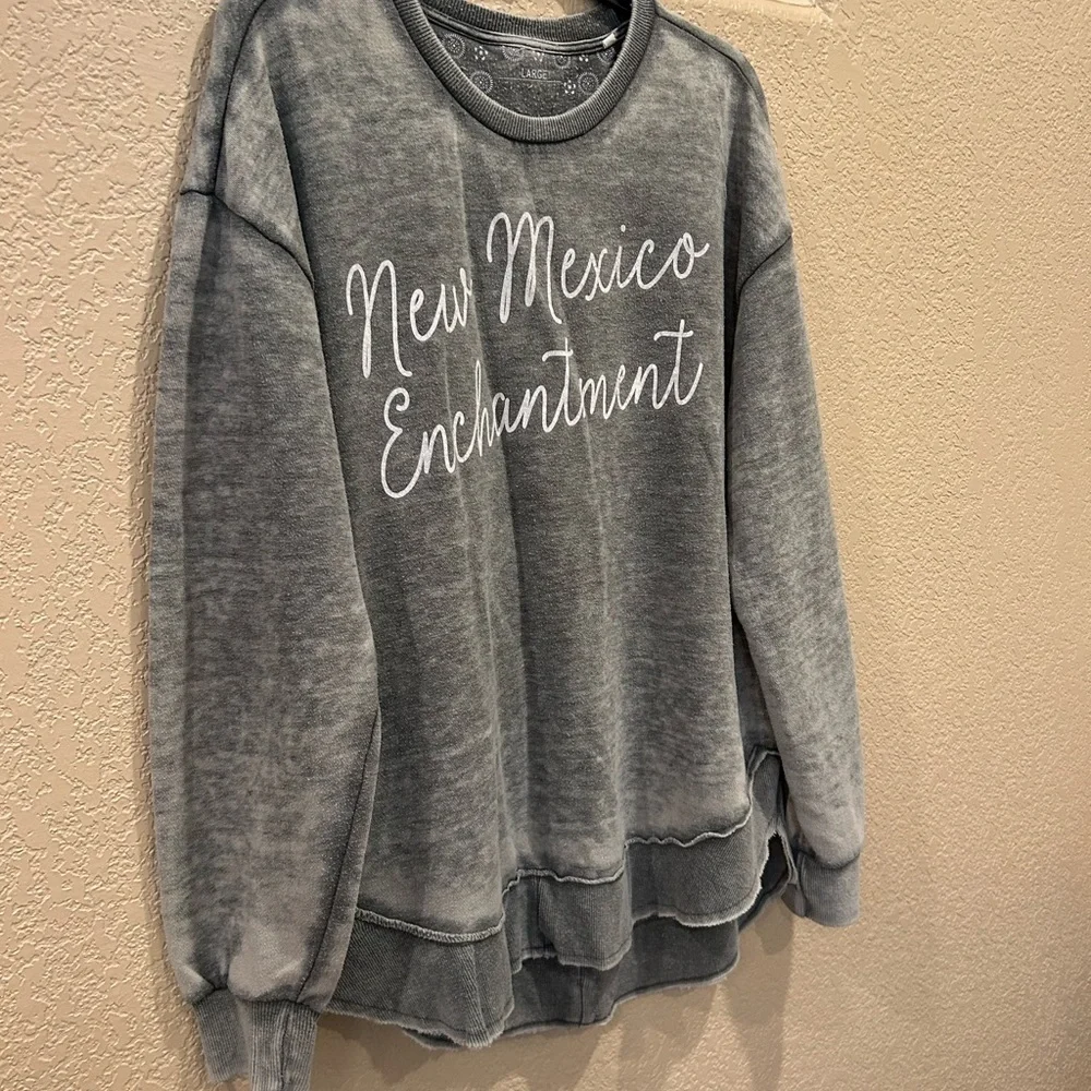 Royce New Mexico Enchantment Gray Sweater - Picture 2 of 6